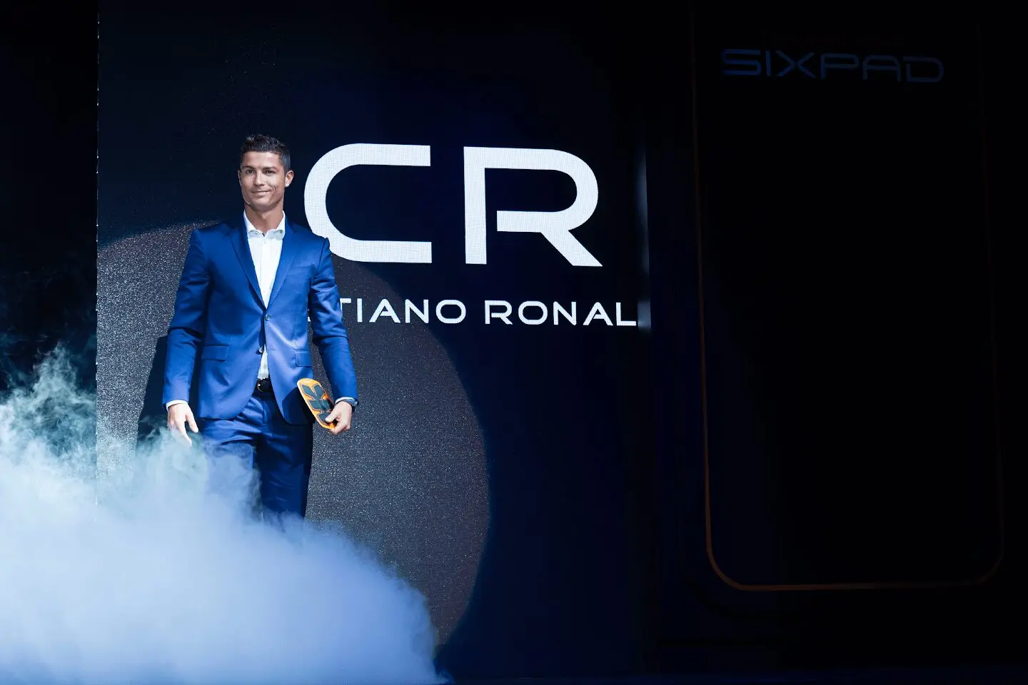 SIXPAD launching promotion with Cristiano Ronaldo in Tokyo